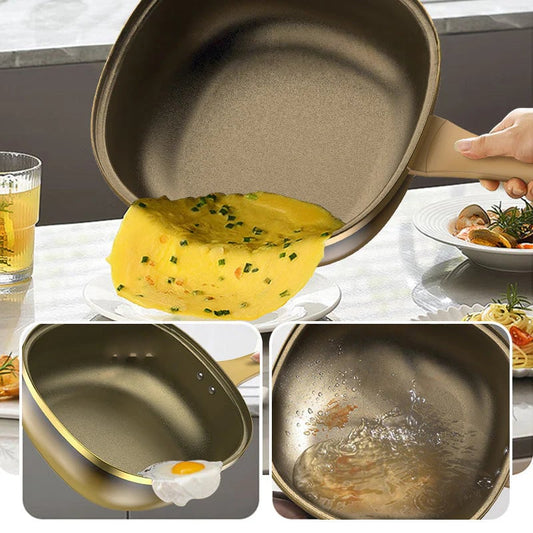 ⏳Time-limited Special⏰12in Titanium Alloy Non-Stick Pot with Lid