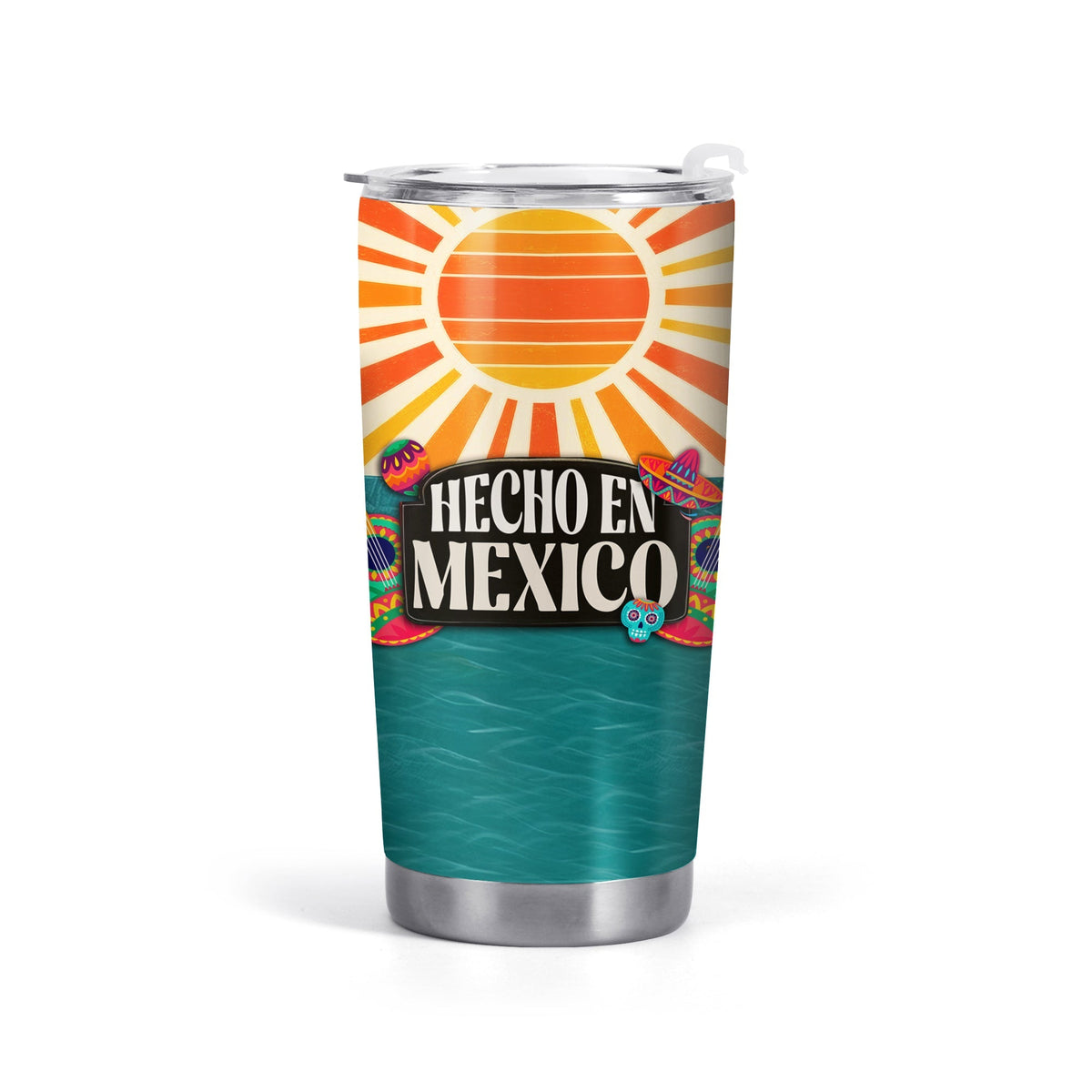 Hecho En Mexico - Personalized Custom Stainless Steel Tumbler 20oz 30oz - TB_MX13