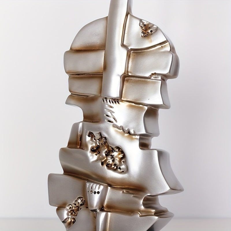 Elegant Large Violin Elegant Large Violin Figurine | Contemporary Resin Statue - Wedding, Desktop Decor, Music-Themed Gift for Musicians, Collectors & Decoration - Ornamental Sculpture