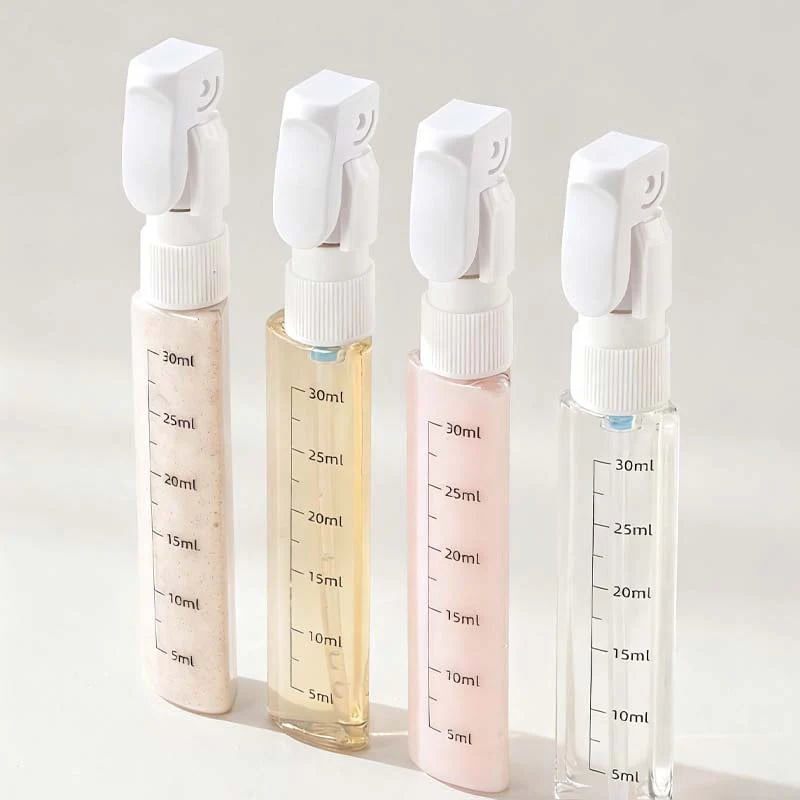 4-in-1 Refillable Travel Dispenser Bottles