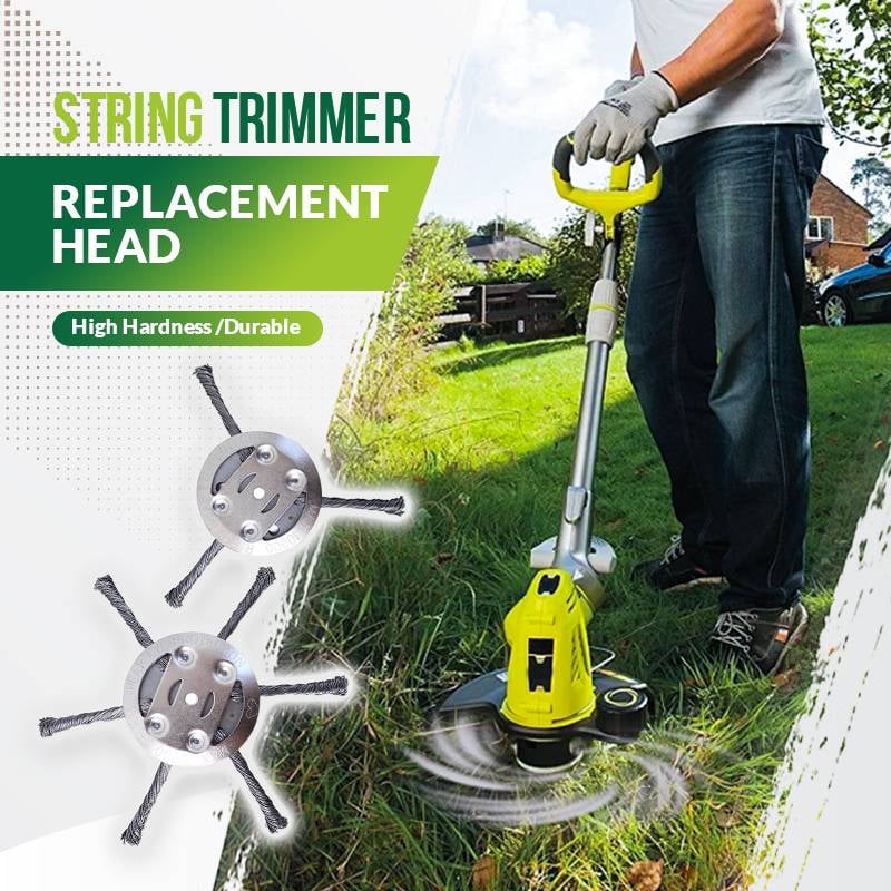 🔥Buy More Save More String🌿Trimmer Replacement Head,Steel Wire Grass Cutting Head
