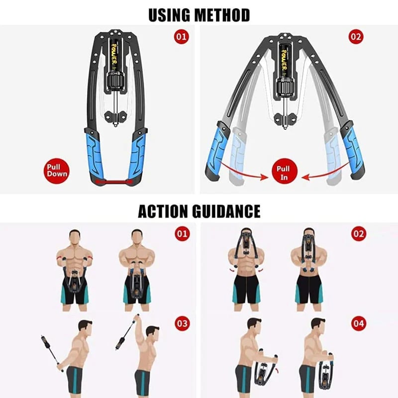 💪Adjustable Hydraulic Power Twister Arm Exerciser