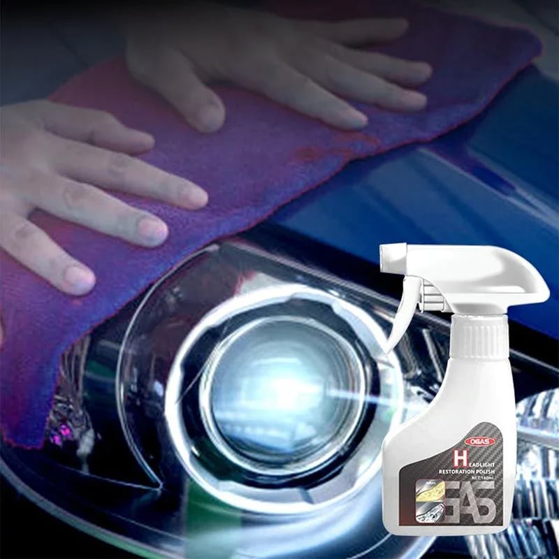 🔥Automotive Headlamp Refurbisher & Crystallization Coating Agent Kit🚗✨