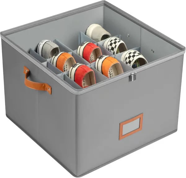 ⏳Limited time 50% off💥Oxford Fabric Foldable Design Shoe Organizer, Storage Box