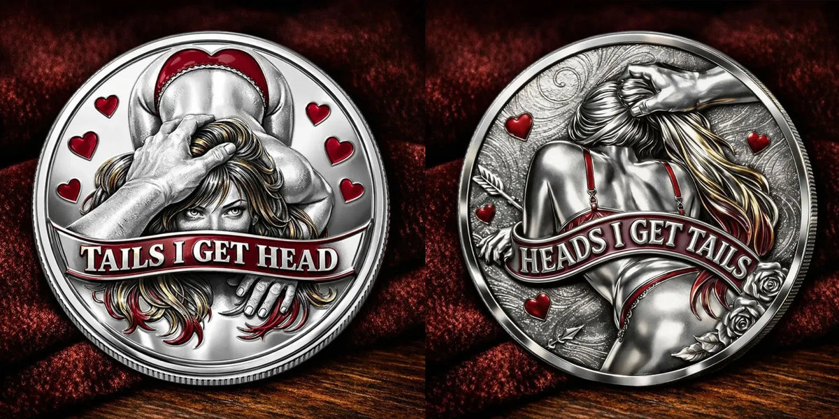 🌹Early Valentine Sale 60% OFF -❤️Heads I Get Tail / Tails I Get Head Commemorative Coin