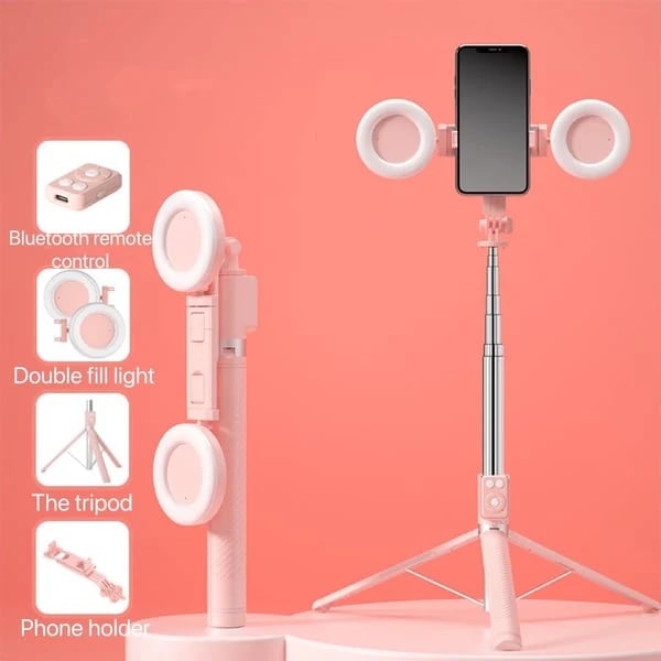 🎁Hot Sale 50% OFF⏳New 6 in 1 Bluetooth Selfie Stick