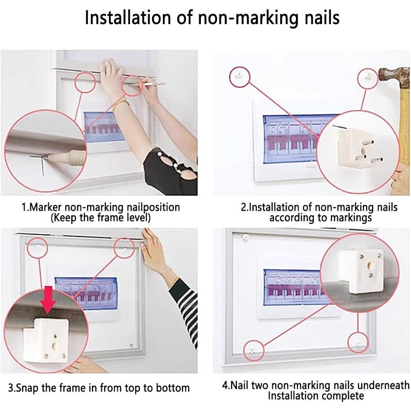 Electric Meter Box Cover - Decorative Panel with Turquoise Ocean Sunset Painting & Hide Distribution Board, 19.7x27.6in\u002F50x70cm, Easy Install Conceal Fuse Switches\u002FBreaker Box, Durable for Electrical Cabinet, \u002FOutdoor Use (No