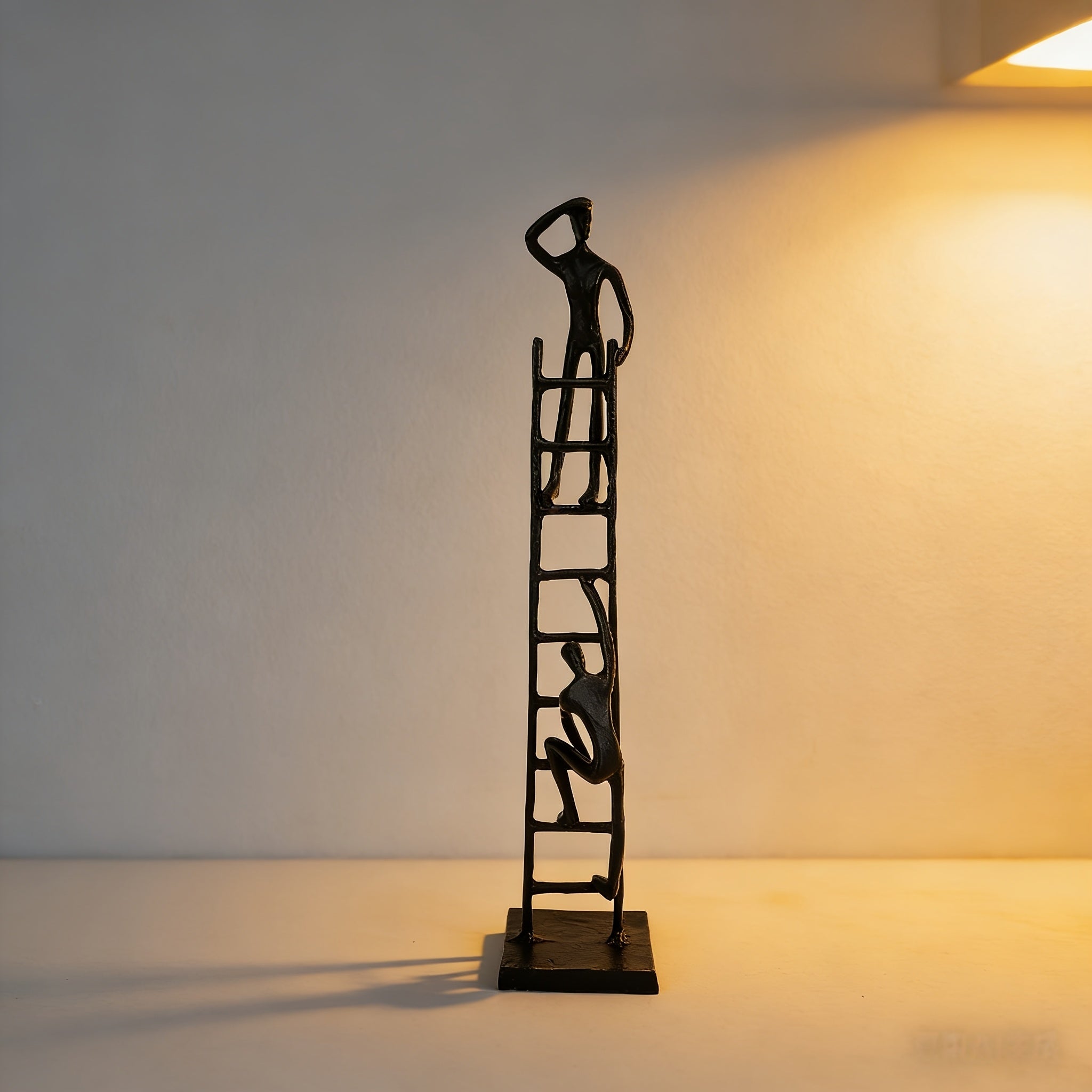 Abstract Climbing for Man Statue, Modern Minimalist Home Decor, Creative Art Sculpture for Living Room, Office, Showroom, Unique Decorative Ornament Gift