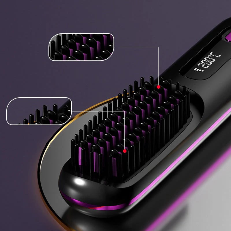 🔥Summer Hot Sale 49% Off🔥Wireless Ceramic Heating Hair Straightening Comb