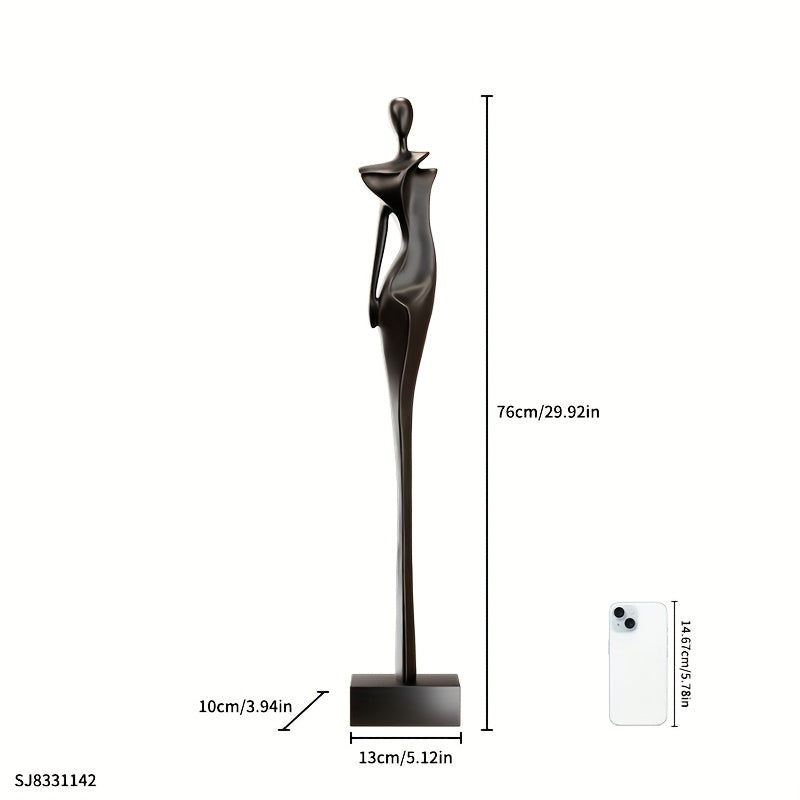 Resin Decorations Large Resin Decorations, Resin Ornaments for The Living Room, Garden Resin Ornaments, Yard Decorations, Minimalist Abstract Figure Sculptures Made from High-Quality Resin, Finely Crafted with a Sophisticated Artistic Feel