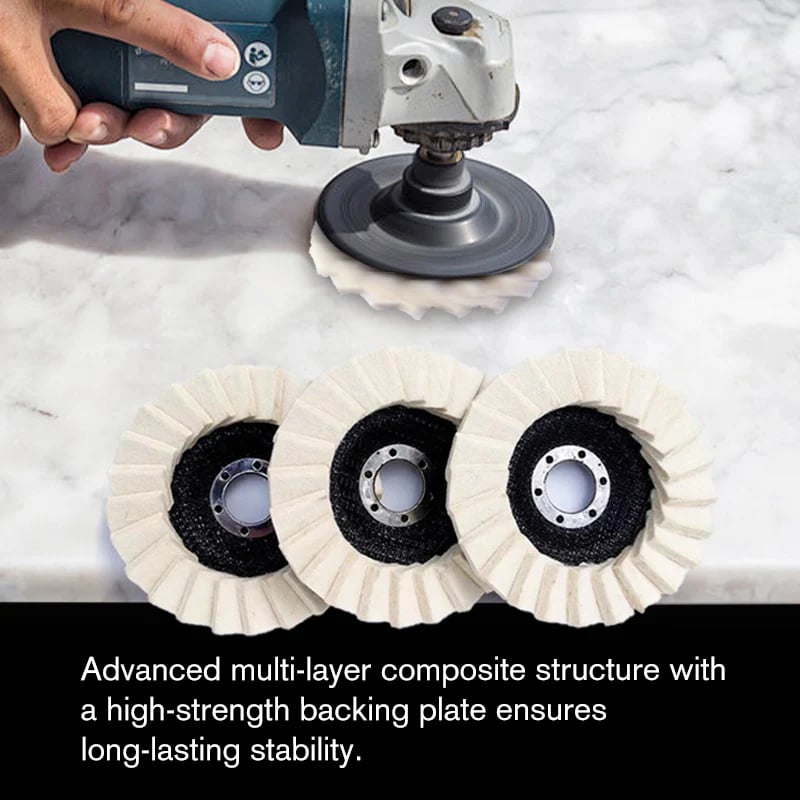 🎁Black Friday Sale - Limited time 49% OFF🎁✨Wool Felt Flap Polishing Disc