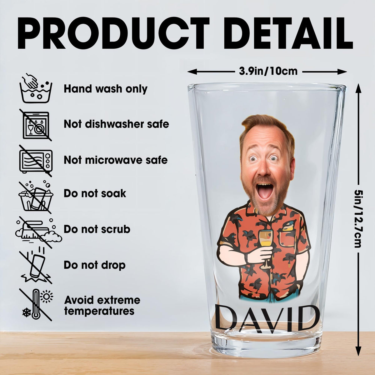 Retirement Weekly Schedule, Monday Do Tuesday Whatever - Personalized Custom Beer Glass - DAD075_BRG