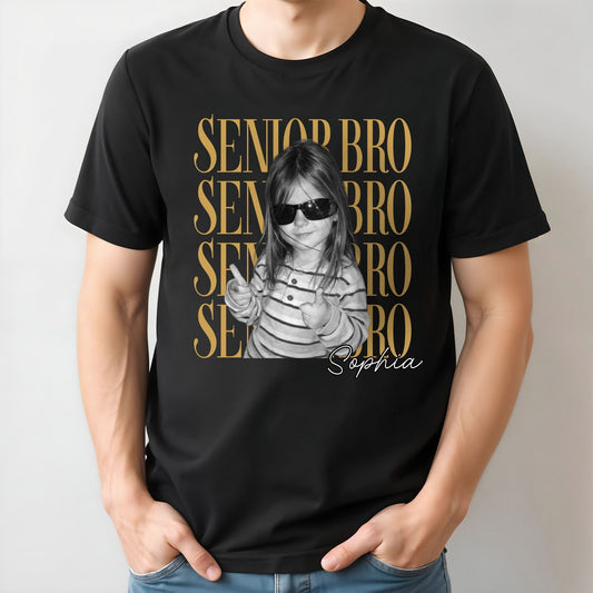 Senior Mom Custom Photo Personalized Graduation Gift - Personalized Custom Unisex T-shirt, Hoodie - FAM862_BBAS