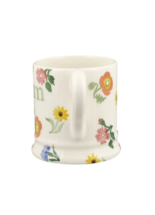 Poppies & Pinks Mum 1/2 Pint Mug