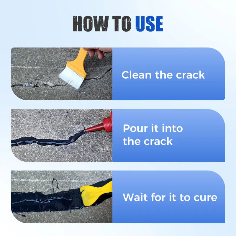 🔥New Upgrade🔥Heavy-Duty Concrete Crack Repair Adhesive