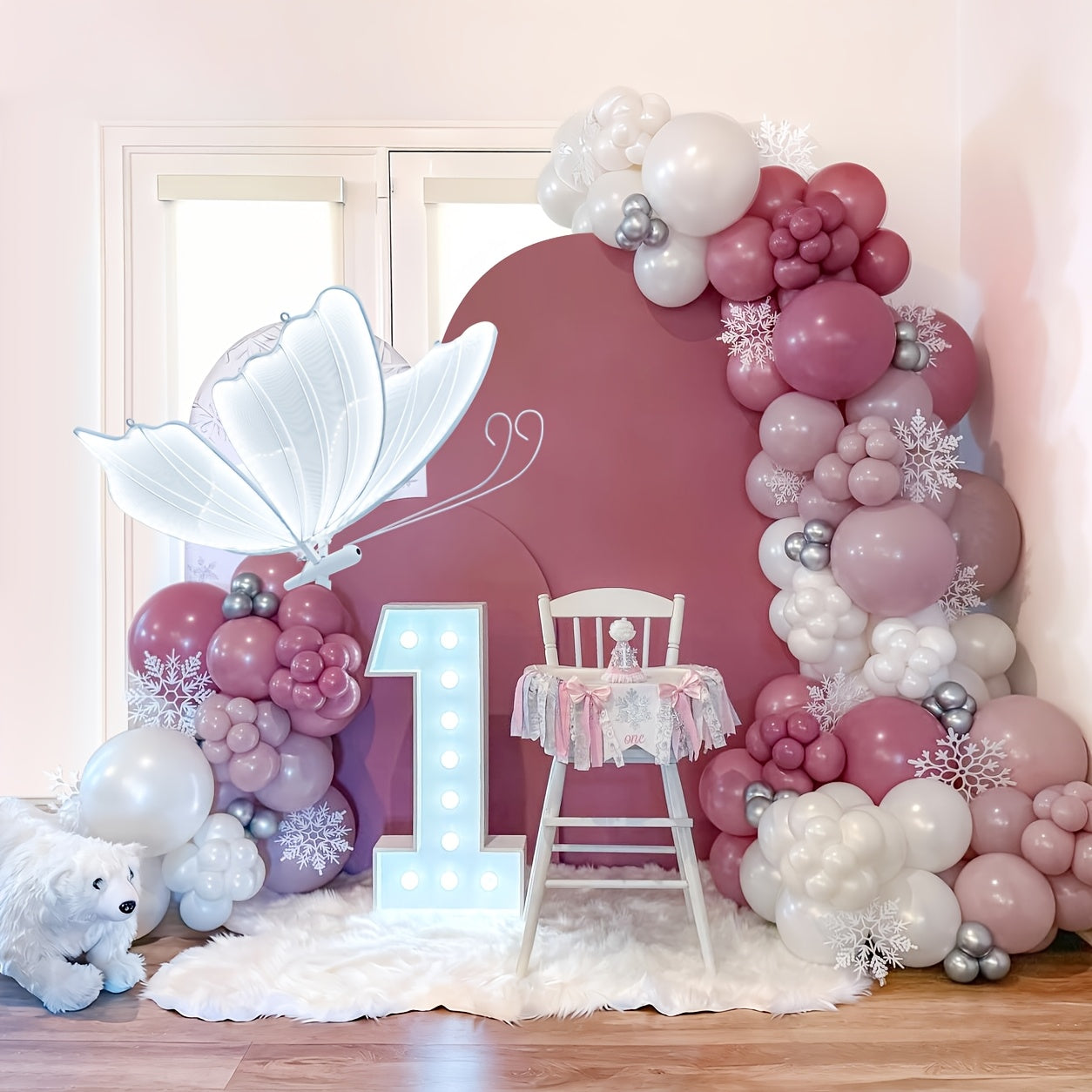 1\u002F2pcs Wedding Decoration Light 100cm\u002F39.4 Inch Hanging Prop Suitable for Wedding Corridors Birthday Parties Matching with Balloons Bedroom Atmosphere Night Lights Valentine's Day Easter New Year Decoration