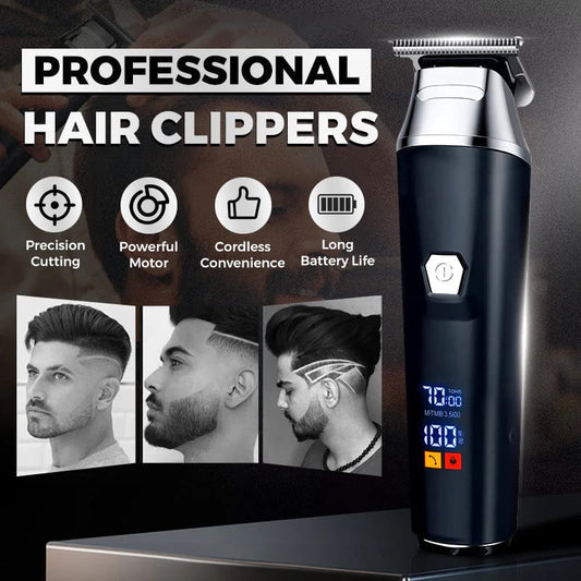 Household Digital Display Professional Electric Hair Clipper Set