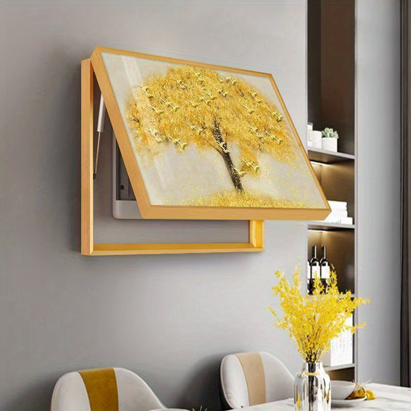 1 Classic Style Electric Meter Box Cover, Modern Minimalist Decorative Paintings, Artworks That Do Not Require Drilling for Hanging, Suitable for Living Rooms, Multimedia Murals, Gorgeous Style and Weak Current Theme