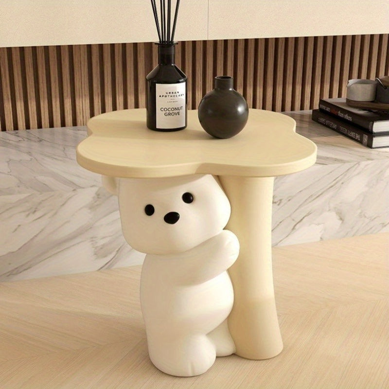 Bear Decoration A Large, Adorable Bear Decoration for The Living Room, Featuring a Sofa Side Table And a Bedside Table. This Resin Piece Does Not Need Electricity And Is Perfect for Any Type of Room