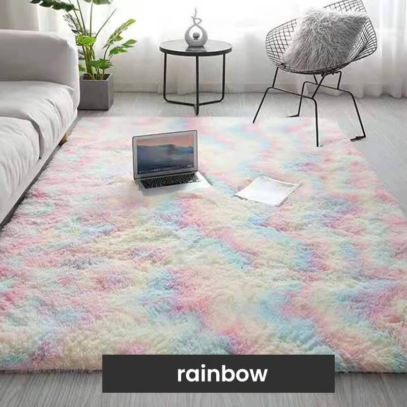 ⏳Limited-time 50% off⏰Gradient Color Plush Floor Mat🛋️