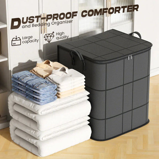 Dust-Proof Comforter and Bedding Organizer