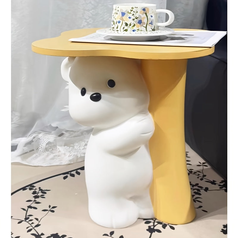 Bear Decoration A Large, Adorable Bear Decoration for The Living Room, Featuring a Sofa Side Table And a Bedside Table. This Resin Piece Does Not Need Electricity And Is Perfect for Any Type of Room