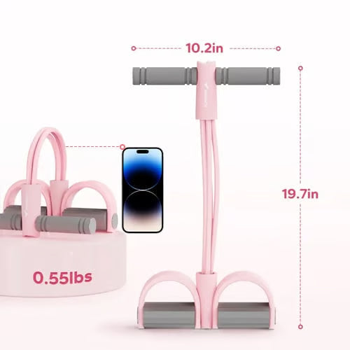 Fitness & General Exercise Equipment Foot Pedal Resistance Band Set