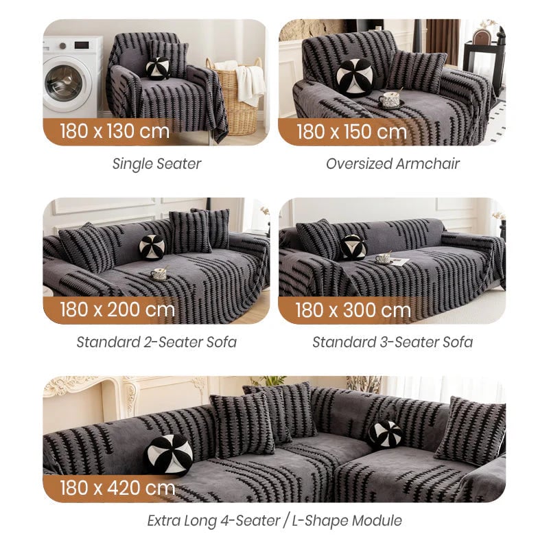 📢📢50% OFF !!⏰⏰Soft Plush Non-Slip Couch Cover