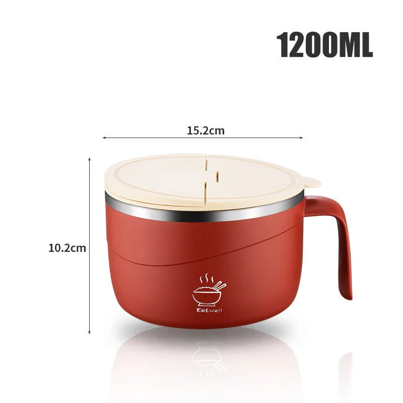 🔥Limited Time Promotion 50% OFF🔥304 Stainless Steel Insulated Ramen Bowl