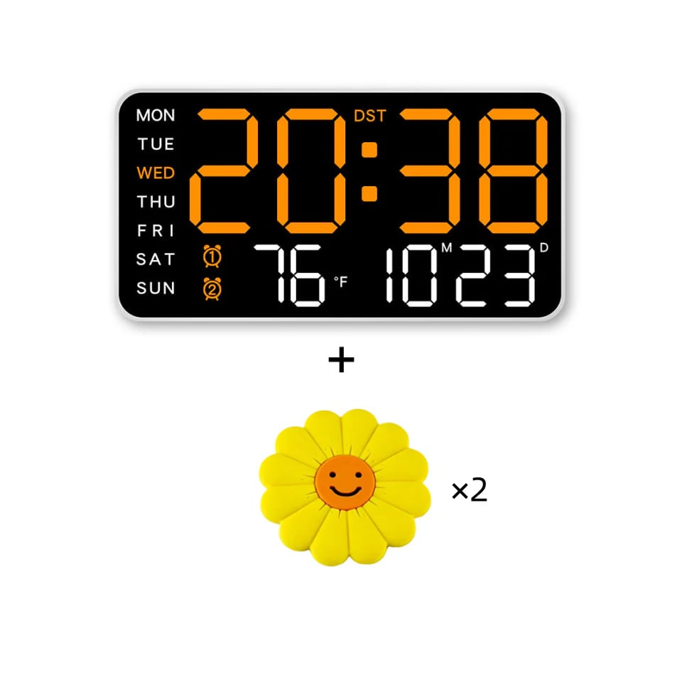 📢📢49% OFF!! ⏰Multifunctional decorative LED digital wall clock, the limitless digital clock for the modern Norwegian home