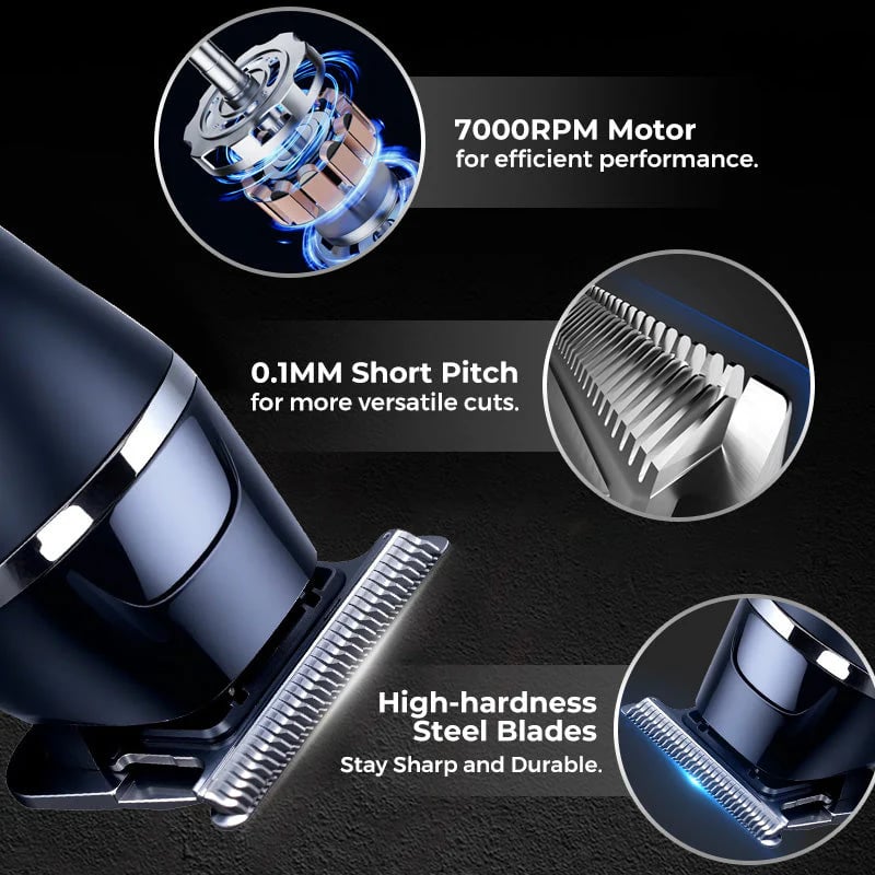 Household Digital Display Professional Electric Hair Clipper Set