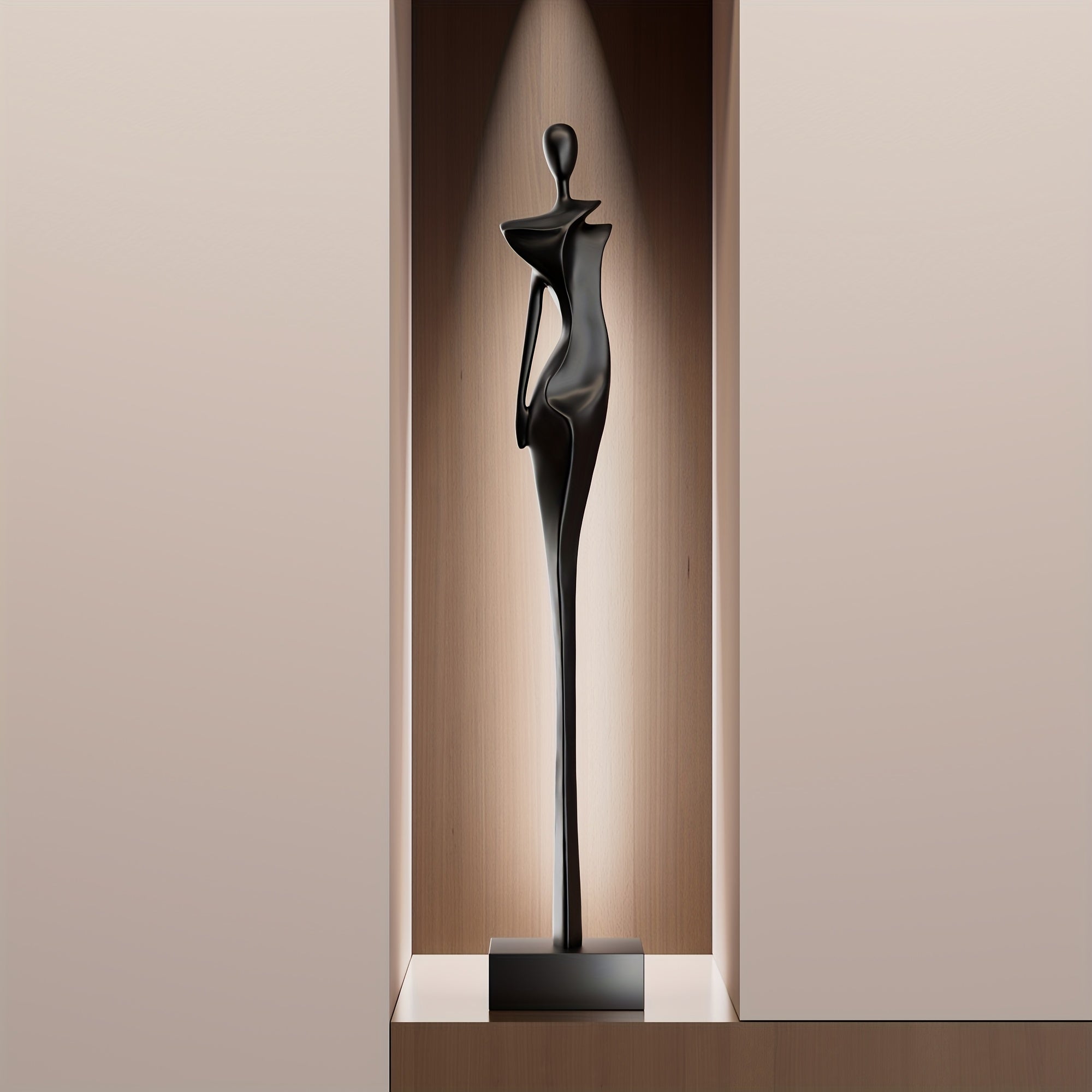 Resin Decorations Large Resin Decorations, Resin Ornaments for The Living Room, Garden Resin Ornaments, Yard Decorations, Minimalist Abstract Figure Sculptures Made from High-Quality Resin, Finely Crafted with a Sophisticated Artistic Feel