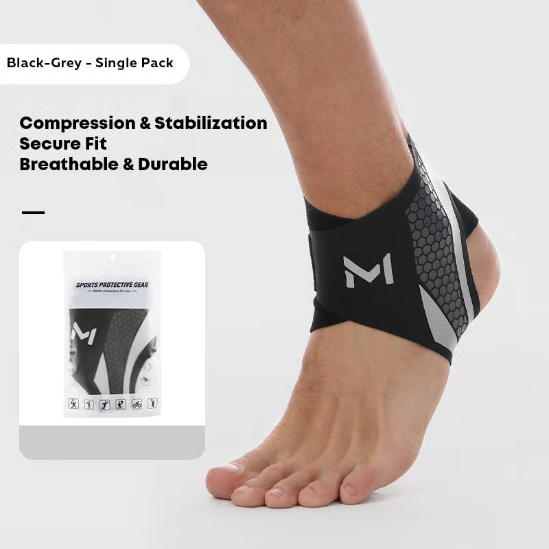 Lightweight Adjustable Ankle Brace for Sports Support