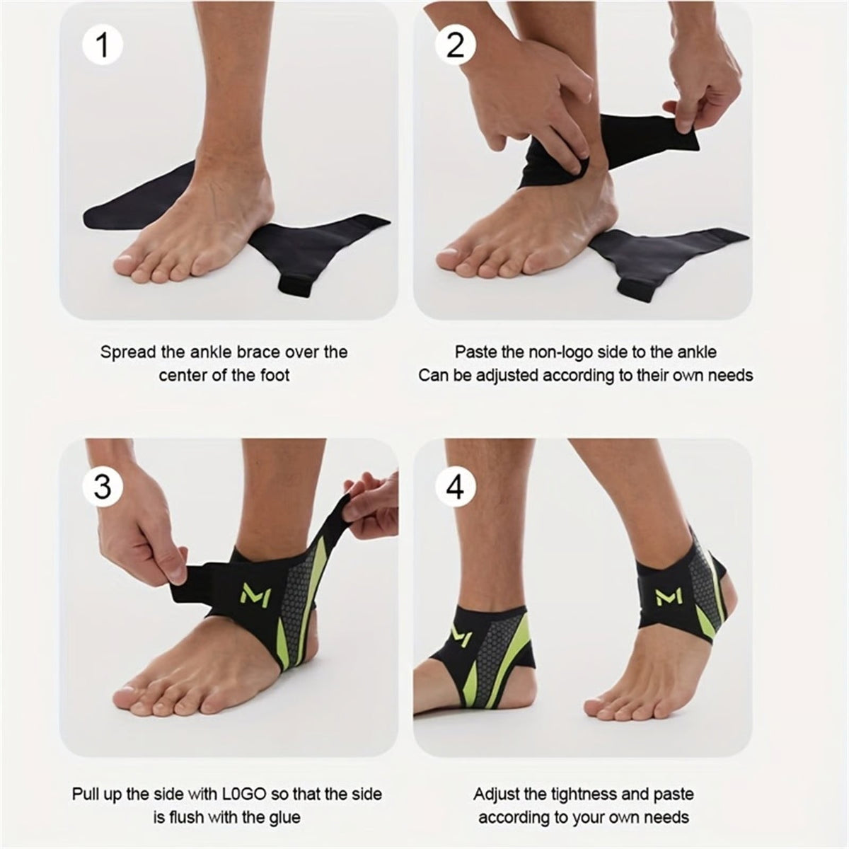 🔥HOT SALE🏃Lightweight Ankle Brace | Compression Support for Sprain Prevention – Breathable & Perfect for Basketball, Soccer & Fitness