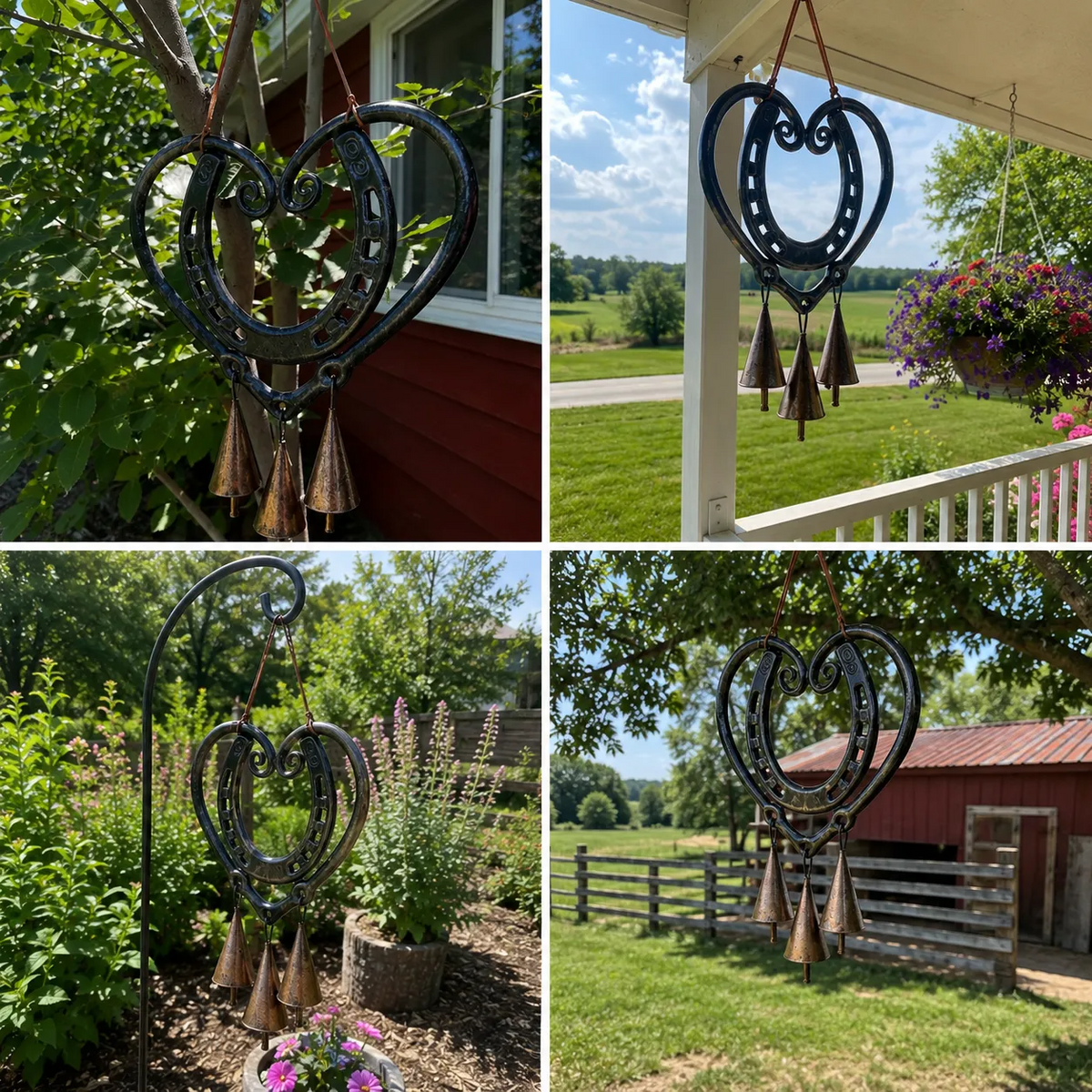 The Horseshoe Heart Wind Chime ❤🐎 (Handmade by Jordan Maynard)