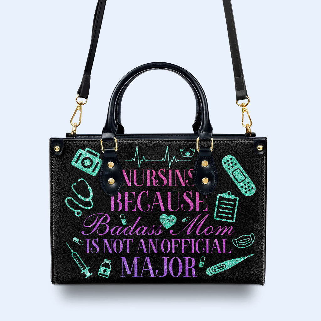 Nurse 01 - Personalized Custom Leather Handbag - nurse01