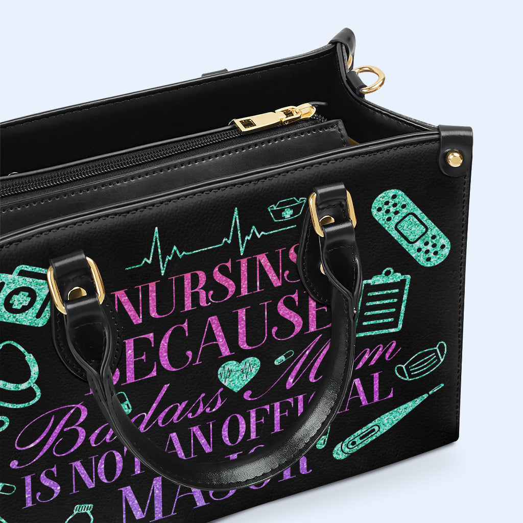 Nurse 01 - Personalized Custom Leather Handbag - nurse01