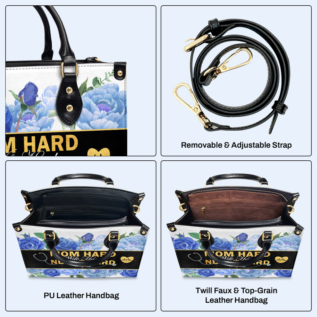 Nurse 02 - Personalized Custom Leather Handbag - nurse02