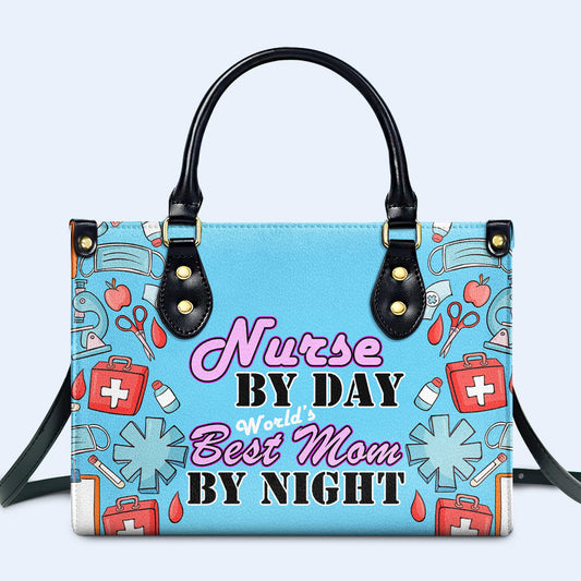 Nurse 04 - Personalized Custom Leather Handbag - nurse04