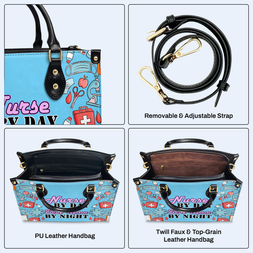 Nurse 04 - Personalized Custom Leather Handbag - nurse04