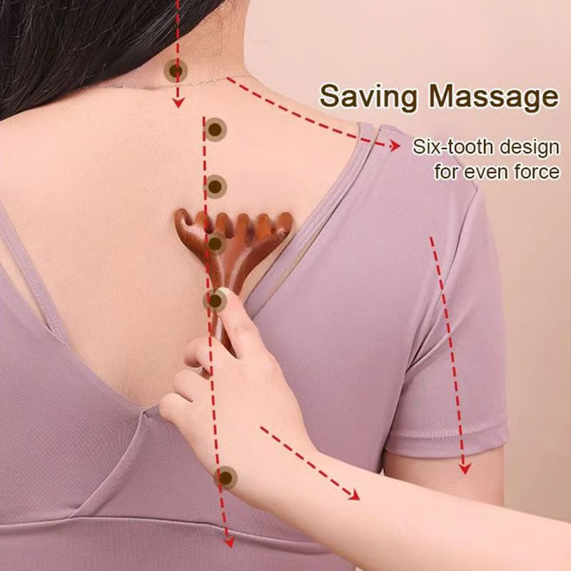 Six-claw Meridian Massage Comb