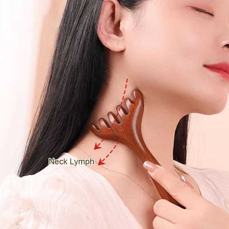 Six-claw Meridian Massage Comb